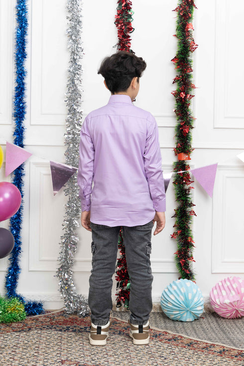 LILAC DINOSAUR SHIRT